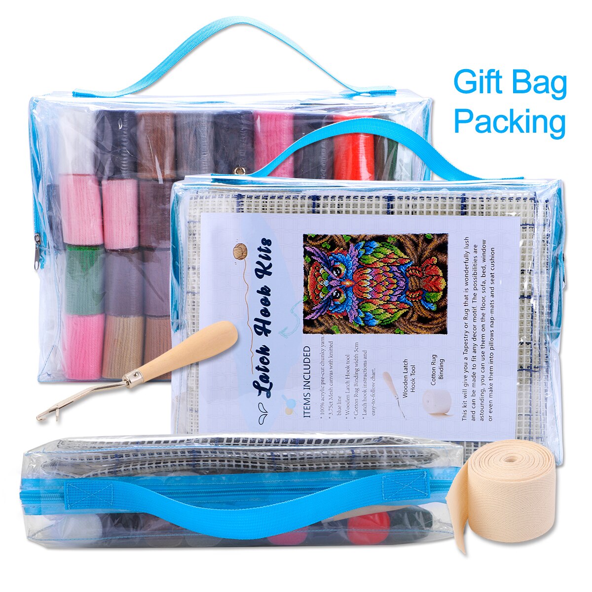 Knüpfteppich, zwei kätzchen, häkelsets für wandteppiche, diy-teppich, dickes garn, handarbeit, gestrickte fußmatt, Hobby & handwerk