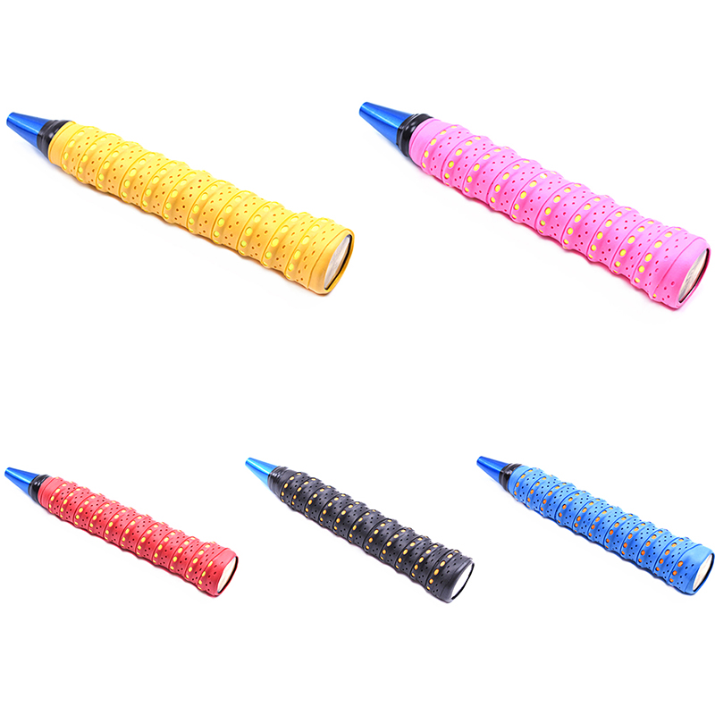 Cinta antideslizante para raqueta absorbente de sudor, agarre para tenis, bádminton, Squash, 1 ud.