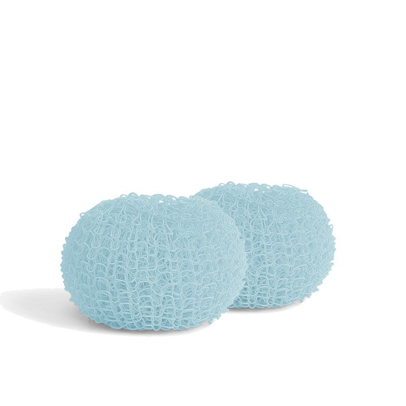 Nano piłka stalowa szczotka druciana piłka sprzątanie kuchni zmywanie naczyń wełna stalowa podkładka robić czyszczenia kolorowy uchwyt robić szorowania: zielony Brush piłka