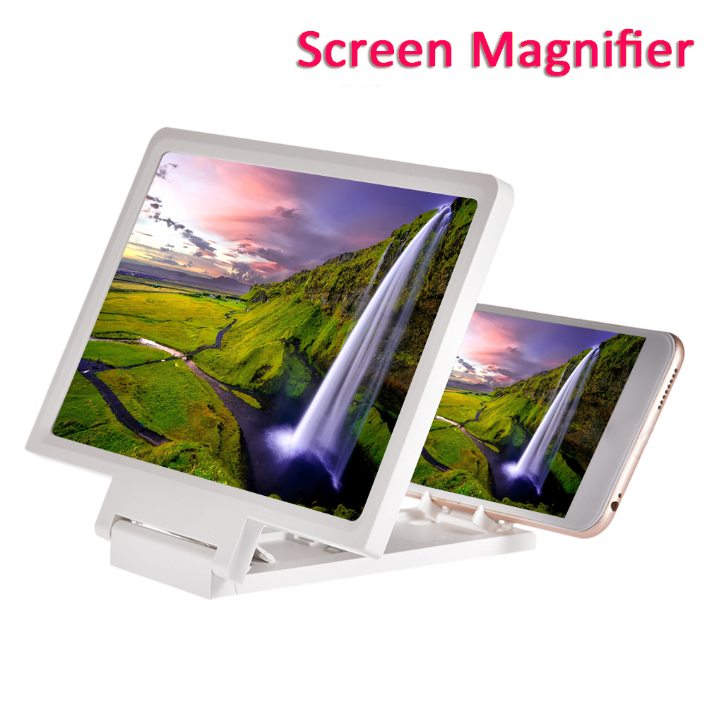 Mobiele Telefoon Screen Magnifier 8.2 Inch Ogen Bescherming Display 3D Video Screen Versterker Folding Smart Telefoon Beugel