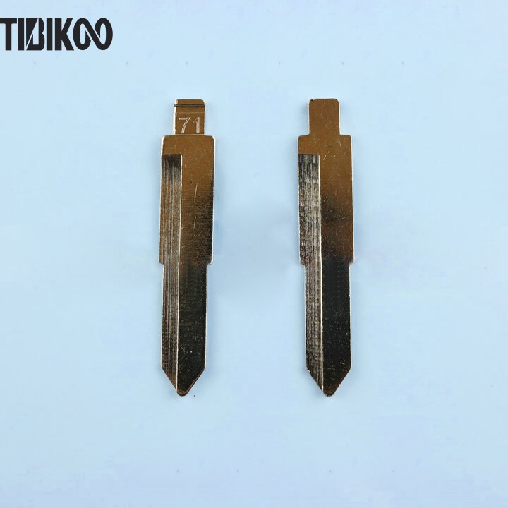 NO.71 Key Blade for Toyota Hiace replacement flip Key Blade