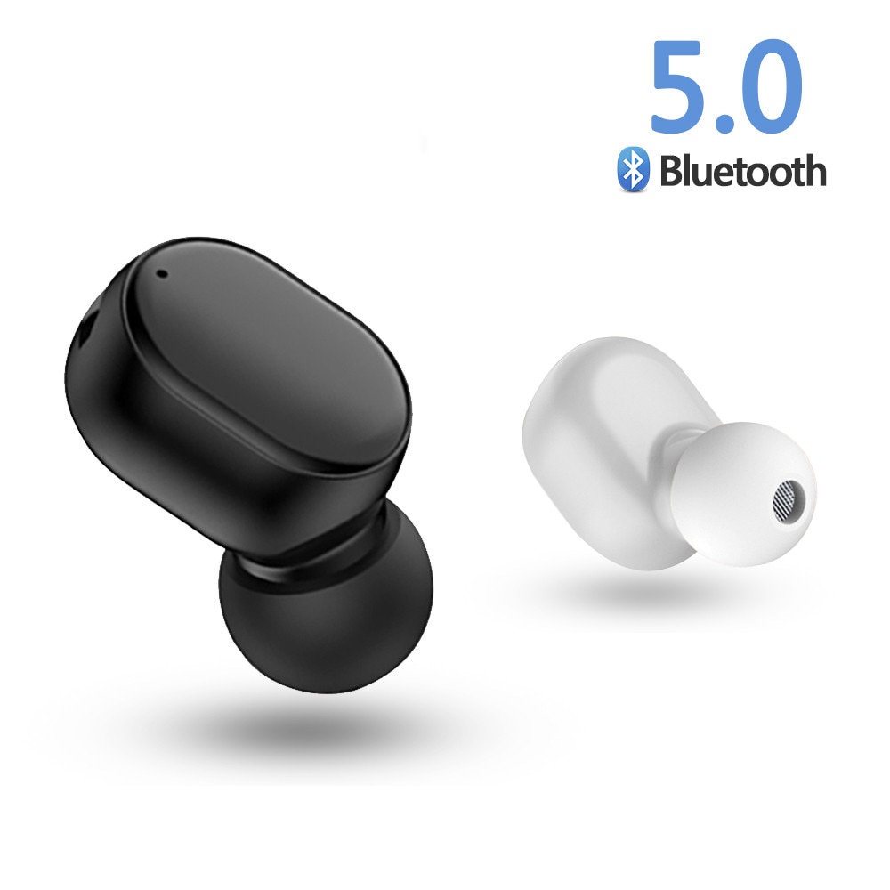 Mini Drahtlose Kopfhörer Bluetooth 5,0 in Ohr Ohrhörer Headset Sport Kopfhörer mit Mikrofon HIFI für alle smartphones