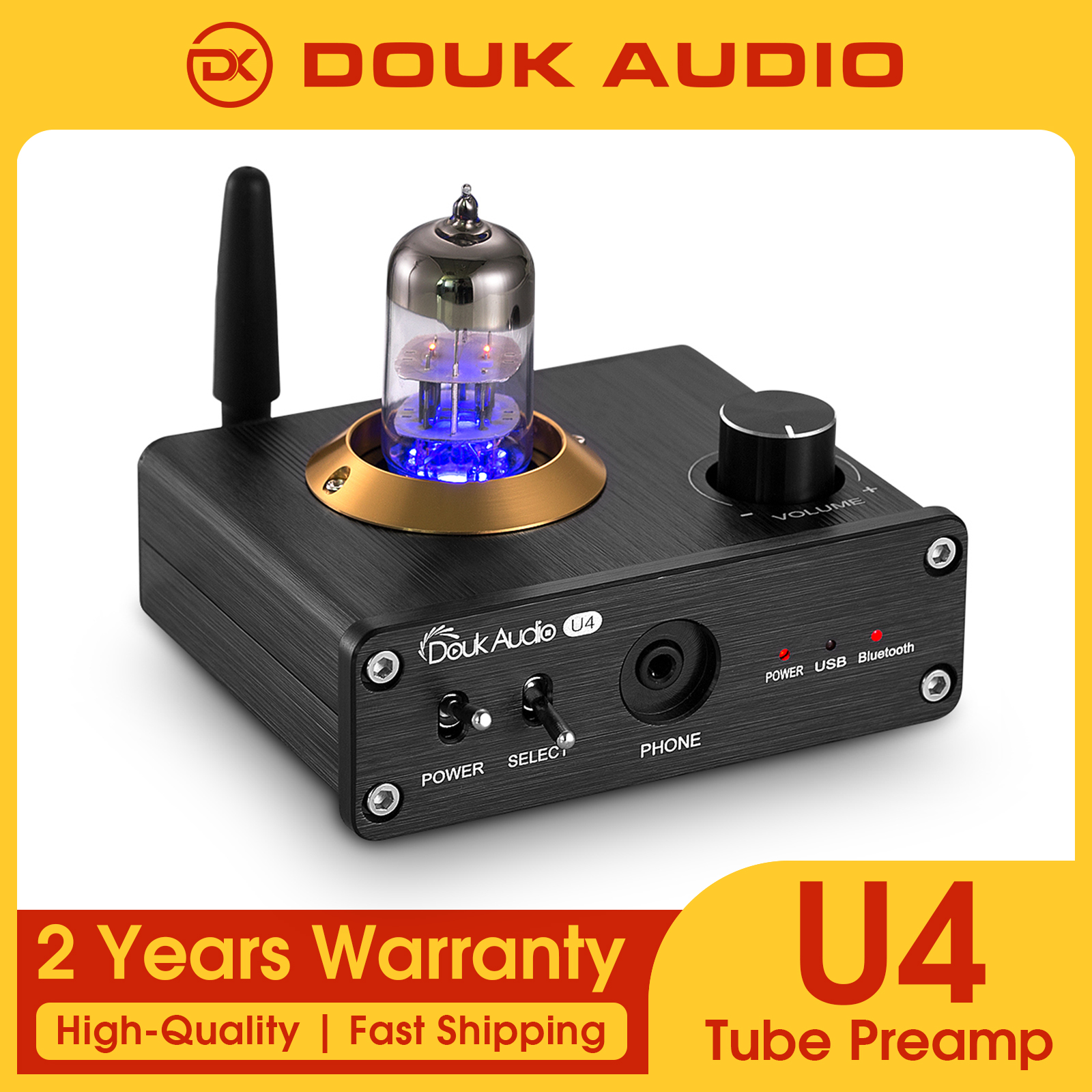 Douk Audio U4 Mini Bluetooth 5.0 Tube amplificatore per cuffie USB DAC Audio Stereo preamplificatore USB scheda Audio APTX-LL