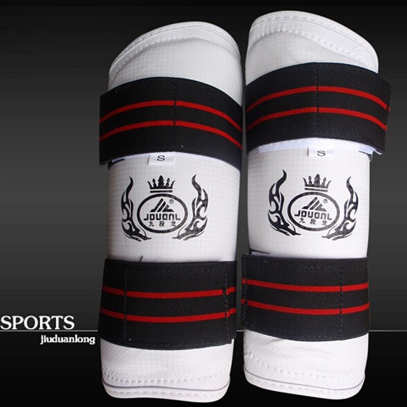 MMA espinillera Taekwondo protección protectores de brazo piernas Protector de brazo Caneleira Karate Muay Thai Sanda equipo de entrenamiento de boxeo