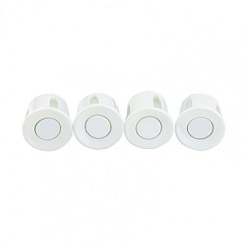 4Pcs Car Reversing Sensor Reversing Probe Parking Aid Sensors Car Accessories Supplies Products: White