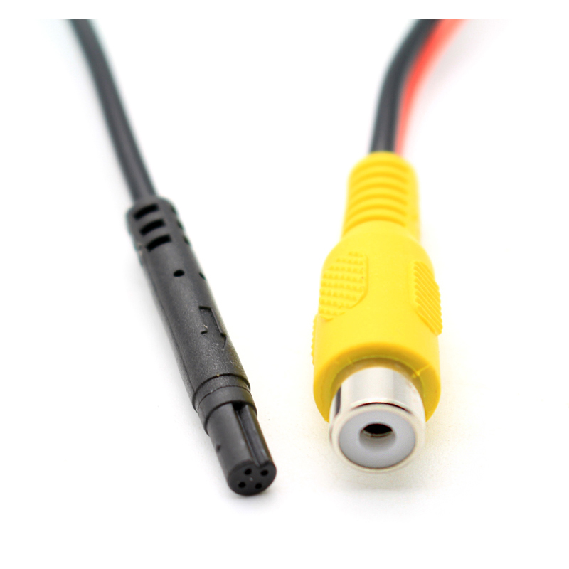 GreenYi 4 Pin Plug to RCA Plug Conversion Line Only Support NTSC System ONLY FOR GreenYi DVR Mirror Monitors