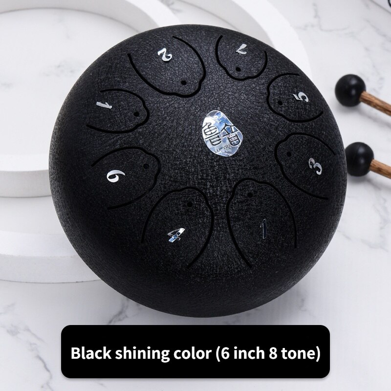 Ethereal Drum Ethereal Drum 6 "Staal Tong Drum Vergeet Zorgen Drum Percussie Instrument Hand Disc: 6 tone 8 inch D