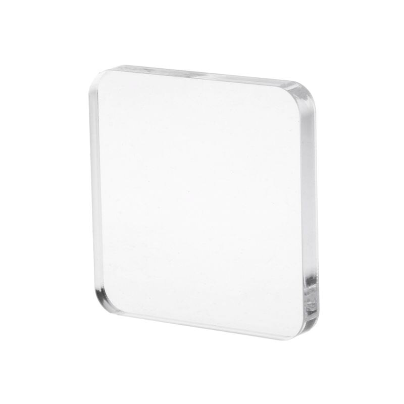DIY Transparent Seal Stamp Block Acrylic Handle Blocks For DIY Scrapbooking Clear Photo Album Decorative Craft 85WC: C