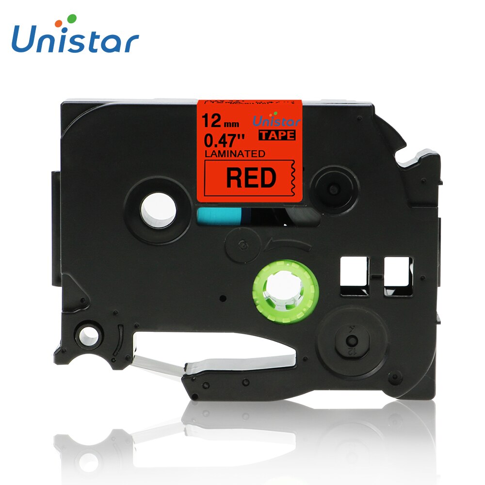 TZe-231 tze label tape Compatible for Brother p-touch printers TZe-231 Tze-231 12mm for Brother P Touch Tze PT Labeler tze231: Black on Red