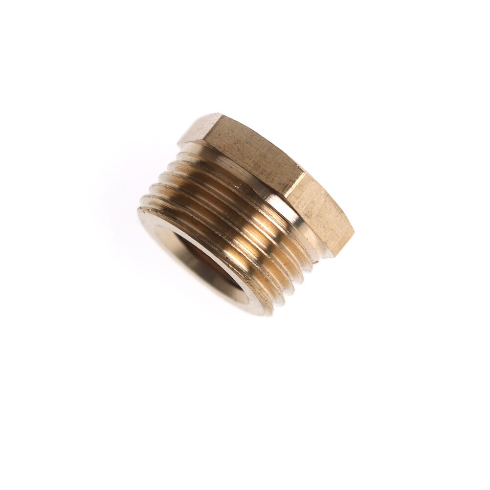 Brass 3/8" BSPT Male 1/8" Female NPT Adapter Brass Pipe Bushing Fitting Reducing Coupler Connector Adapter Pipe Fitting