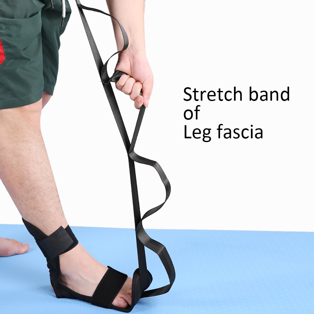 Yoga Ligament Stretching Riem Fasciitis Been Training Voet Enkel Weerstand Band