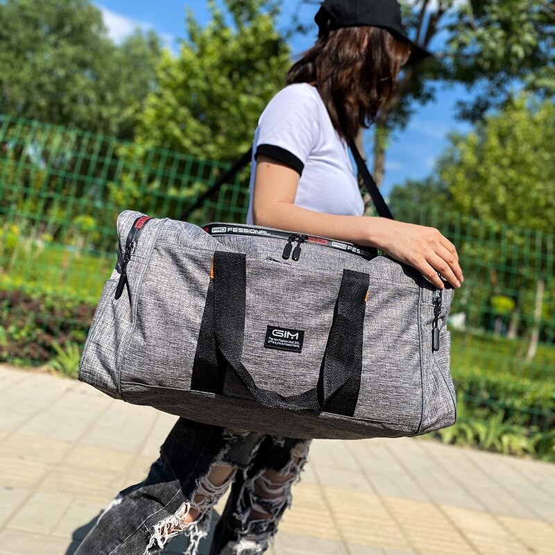 S-ZONE 50L Convertible Reizen Kledingstuk Tas Carry on Garment Plunjezak voor Mannen Vrouwen 2 in 1 Opknoping Koffer Pak Zakelijke Reistas