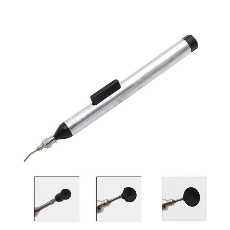 1pc ffq 939 ic smd pincet oppakgereedschap soldeer desoldeer met 3 zuigkoppen vacuüm zuigen zuigpen verwijderaar zuigpomp