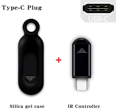 Transmissor infravermelho móvel do telefone do adaptador de controle remoto infravermelho sem fio dos aparelhos do ir para iphone/micro usb/tipo-c