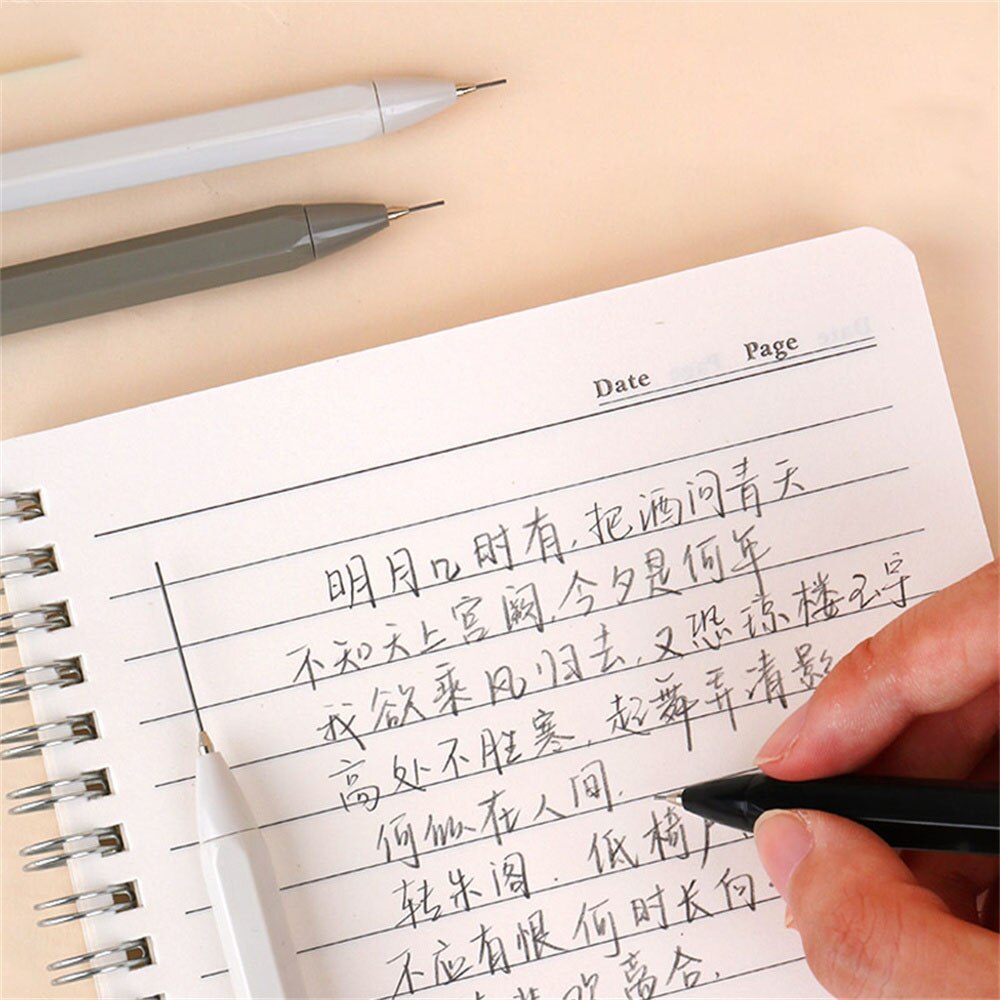 0.5/0.7mm Mechanical Pencil Automatic Press Pen HB Lead Sketch Drawing Pencil Students Writing School Stationery Pencil for Kids