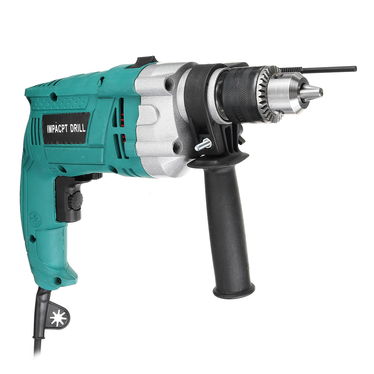 Drillpro 1980W 3800Rpm Elektrische Klopboormachine Handheld Platte Boor Boorhamer Multifunctionele Met Schaal Wrench Handvat Bar 220V