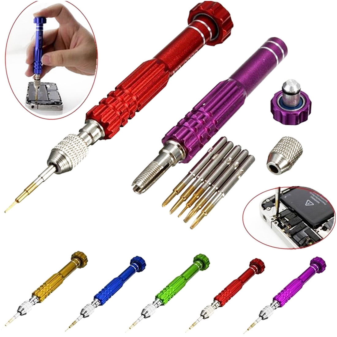 Jeu de Tournevis magnétique pour iPhone 6 7 8 Plus X XS 11Pro de Réparation De Précision Tournevis Outils D'entretien