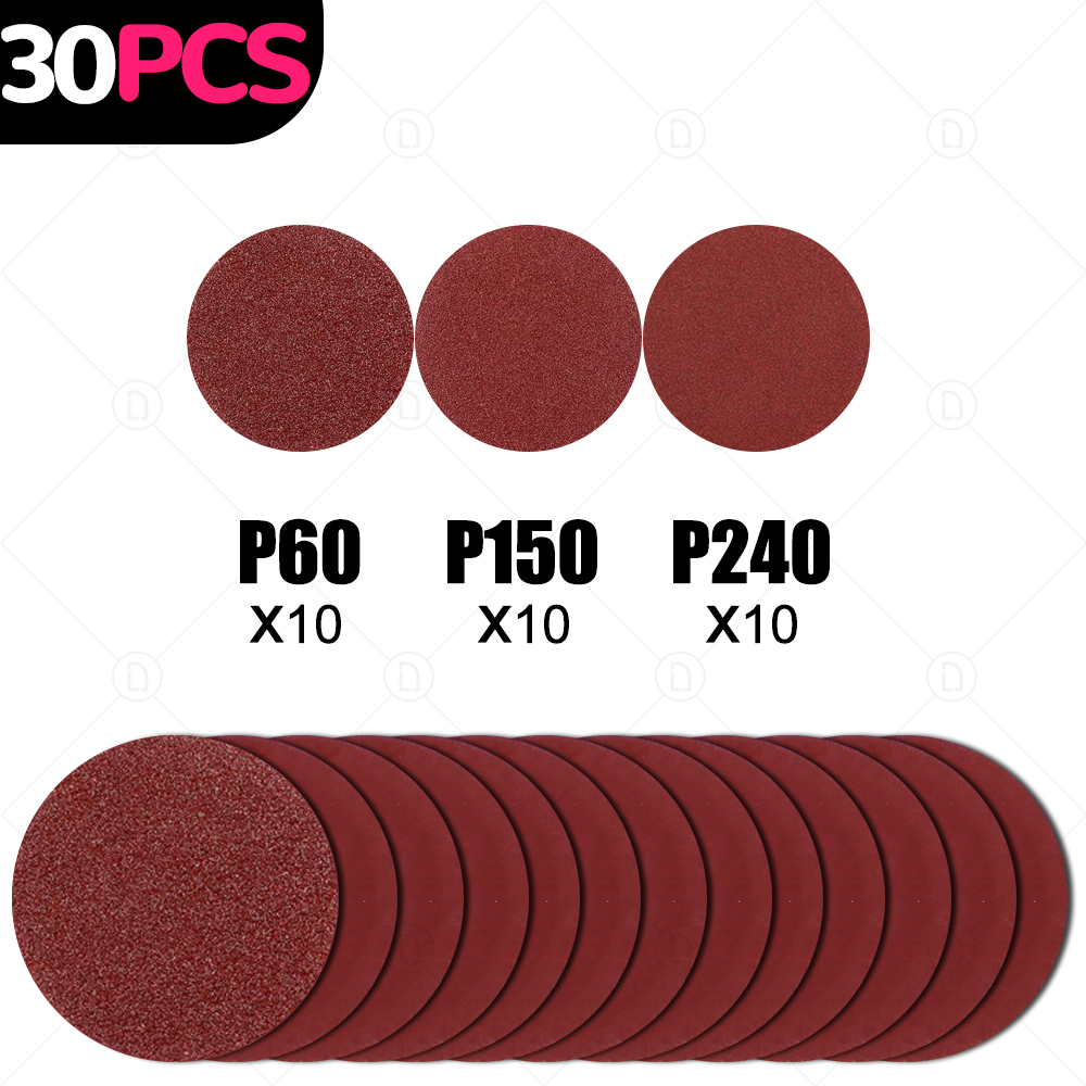 Almohadilla de discos de lijado de 2 y 3 pulgadas, rueda de pulido abrasivo, juego de papel de lija de madera, reparación de faros de coche, Kit de papel de lija de restauración de pulido: Descolorido / 2000