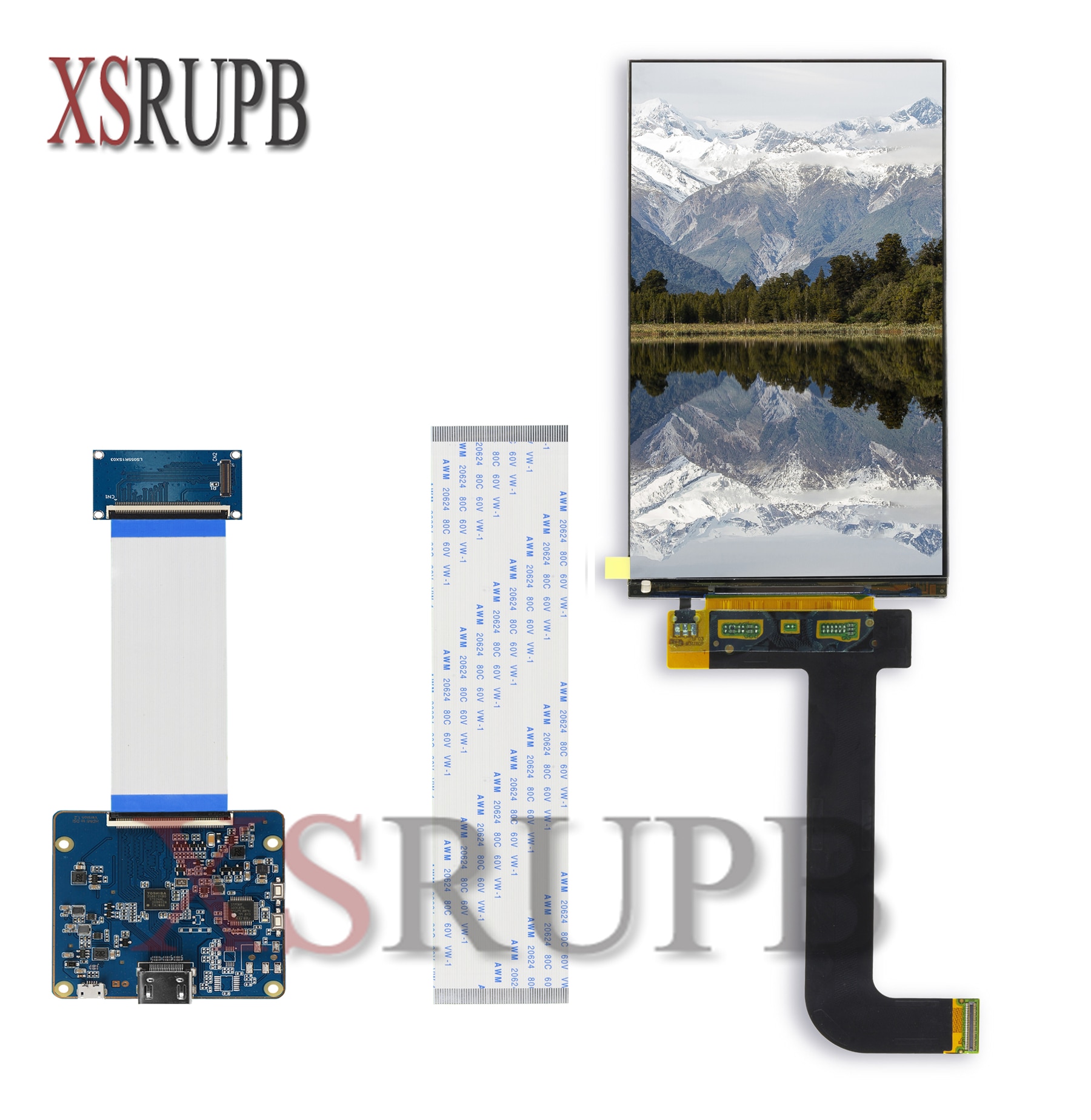 5.5 inch LCD module 2560*1440 2K LS055R1SX03 light curing display screen for ANYCUBIC Photon lcd 3d printer VR projector