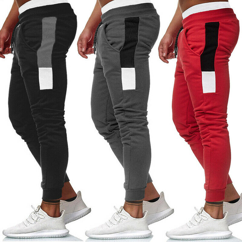 Mens Laufen Hose Frühling Herbst schlank passen Trainingsanzug Böden schlank Joggen Jogger Schweiß Hose lang Hose Sportbekleidung