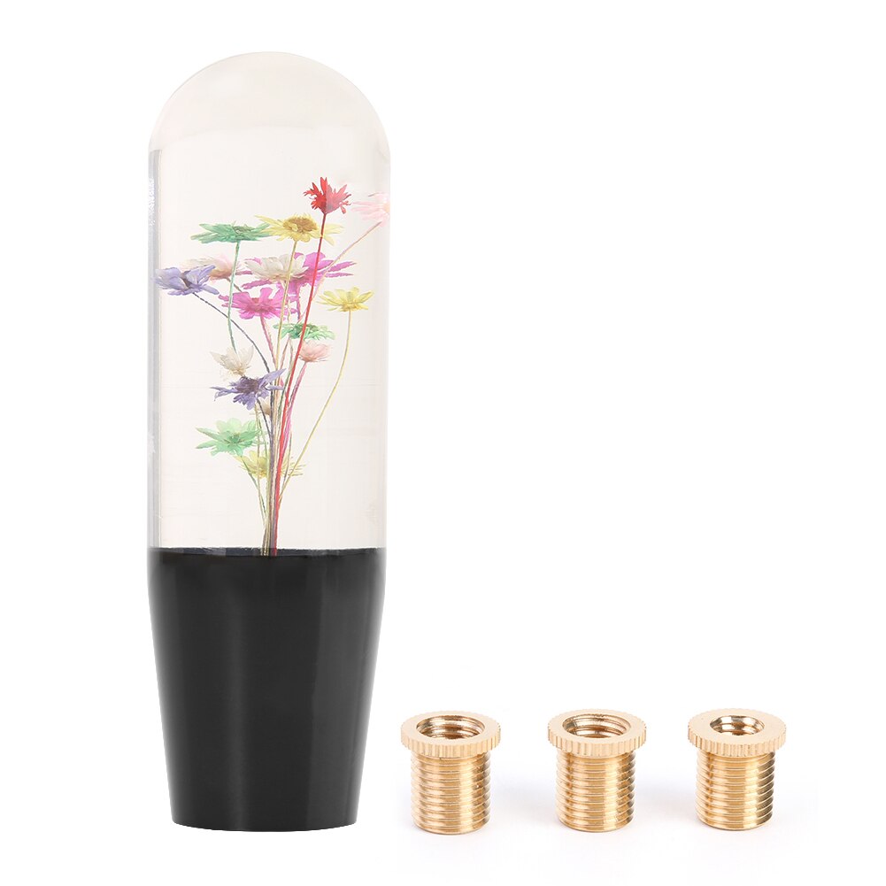Gear Shift Knob Bouquet Crystal Acrylic Gear Shifter Practical Multi-functional Durable Stick Lever Knob Universal: 15cm