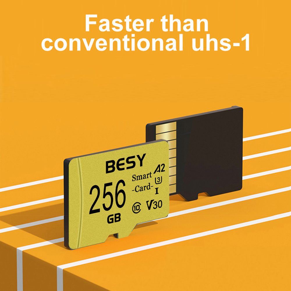 32GB/64GB/128GB/256GB Micro Memory SD TF Card UHS-I High Speed Card for Smartphone, Tablet, Action Camera