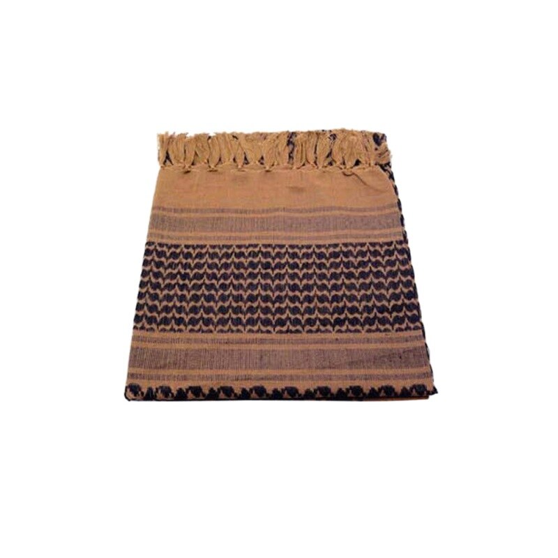 Pañuelo para la cabeza Kaffiyeh, sombrilla árabe para exteriores, cálido chal, gorro, ropa deportiva para escalada al aire libre, accesorios Pro Bandana Camping: Chocolate
