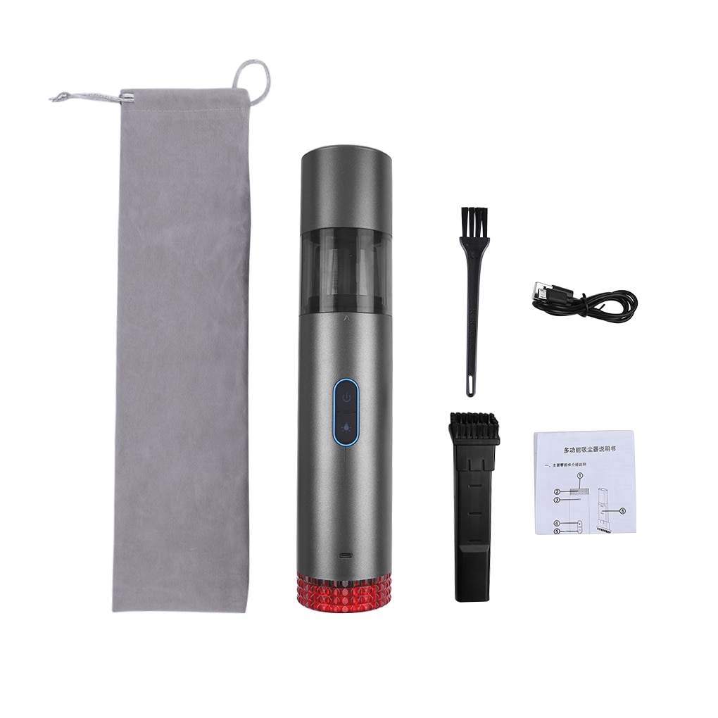 Car Vacuum Cleaner Portable Wireless Handheld Auto Vacuum Cleaner Robot for Car Interior & Home & Computer Cleaning: Default Title