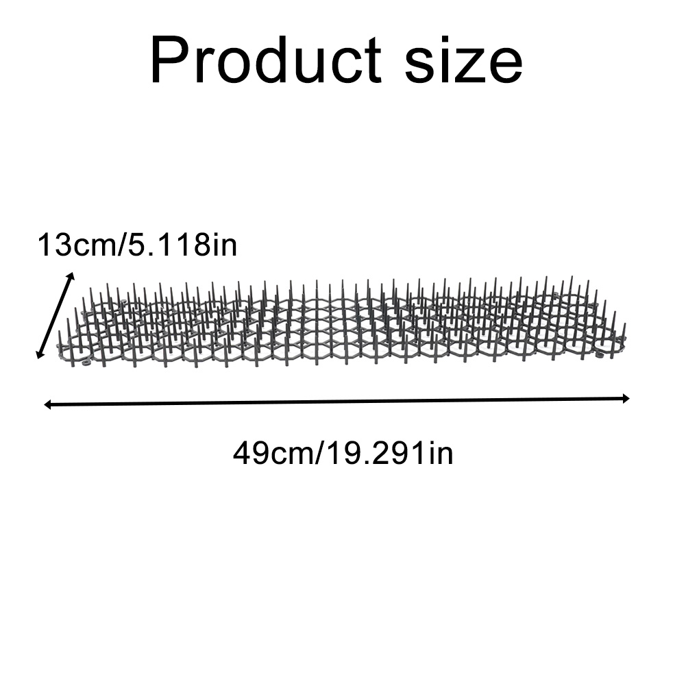 Gardening Cat Scat Mat Repellent Mat Anti-Cat With Prickle Strips Spikes Straps Deterrent Keep Cat Dog Away Digging Pet Supplies
