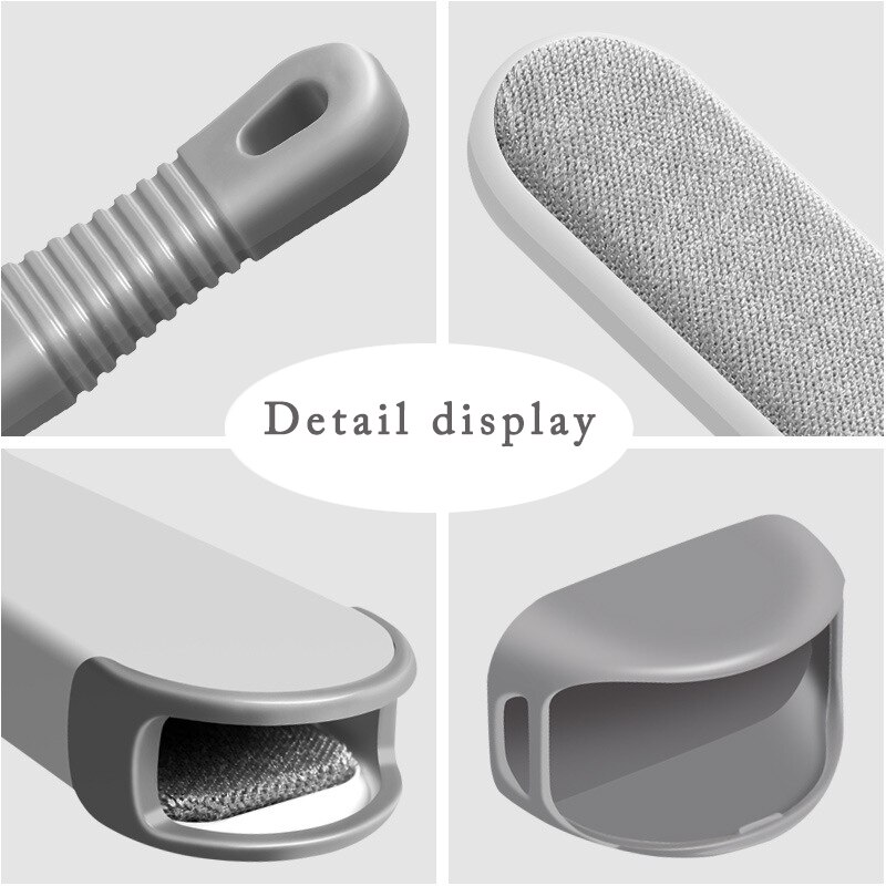 Dusting static brush reusable self-cleaning pet hair brush wool lint dust sticky remove dust brusher pet fur cleaner
