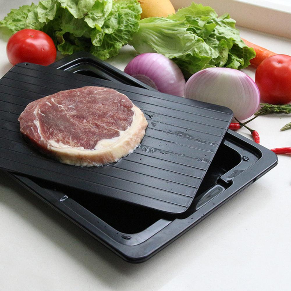 Fast Defrosting Tray planche decongelation Thaw Frozen Food Meat Fruit Quick Defrosting Plate Board Defrost Tray Kitchen Gadgets