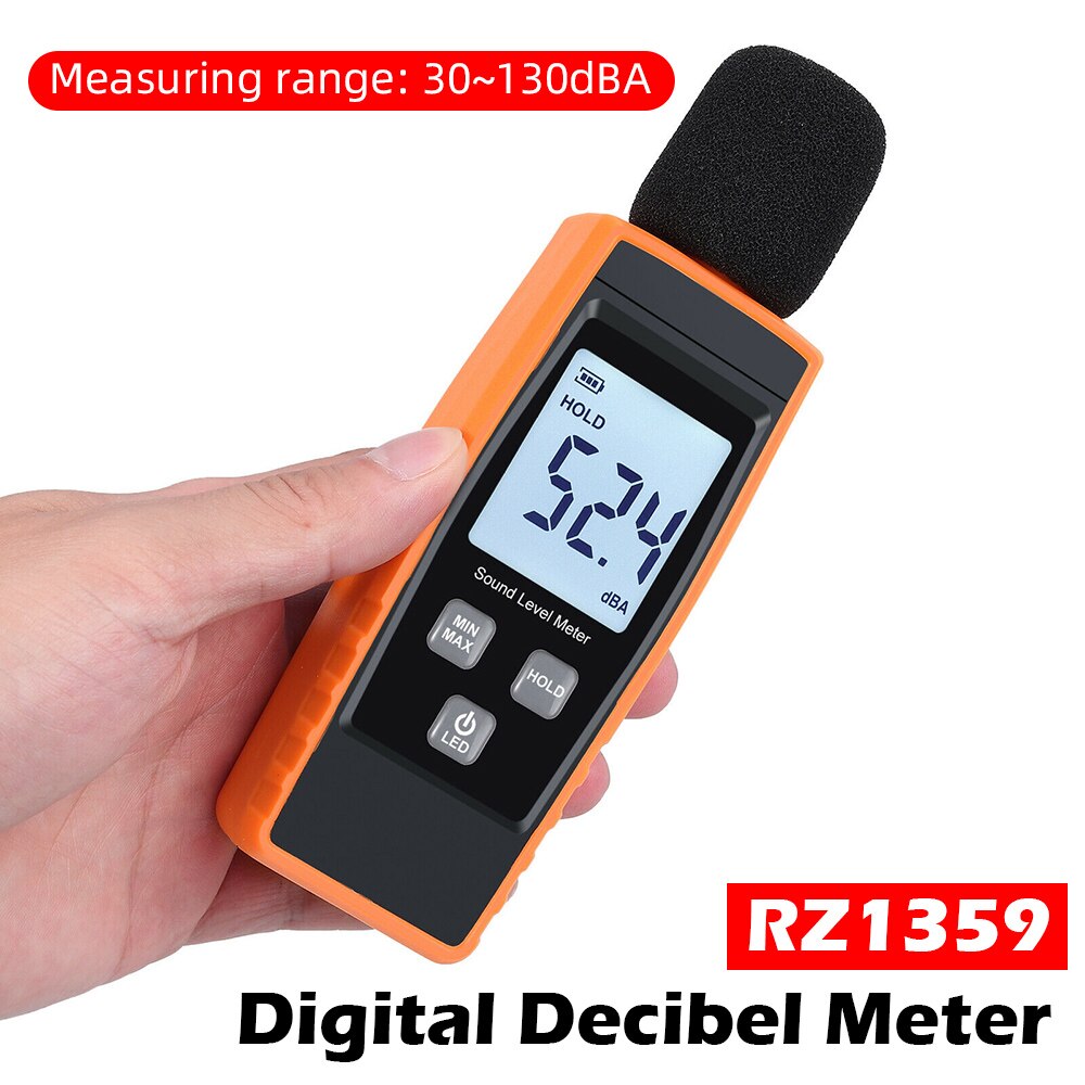 Sound Lever Meter Noise Measuring Instrument 30~130db Digital Display Decibel Indicator db Meter For Household Office