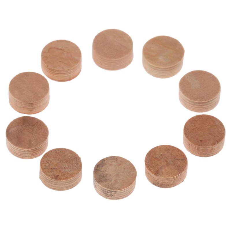 10 stk vandnøgle vandnøgle spytventil korkpude til trompet trombone reparation tilbehør diameter 9mm tykkelse 4mm: Default Title