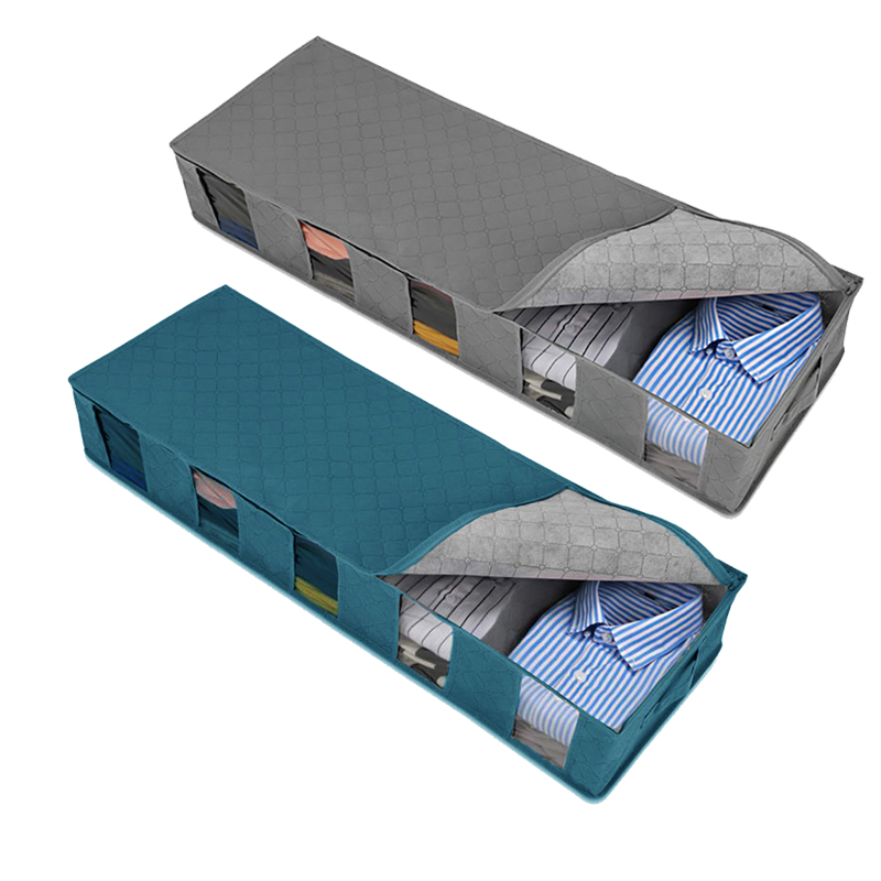 Non Woven Cotton Quilt Storage Bag Large Capacity Clothing Cotton Quilt Mobile Luggage Moisture Proof And Dustproof Portable Bag: Pink