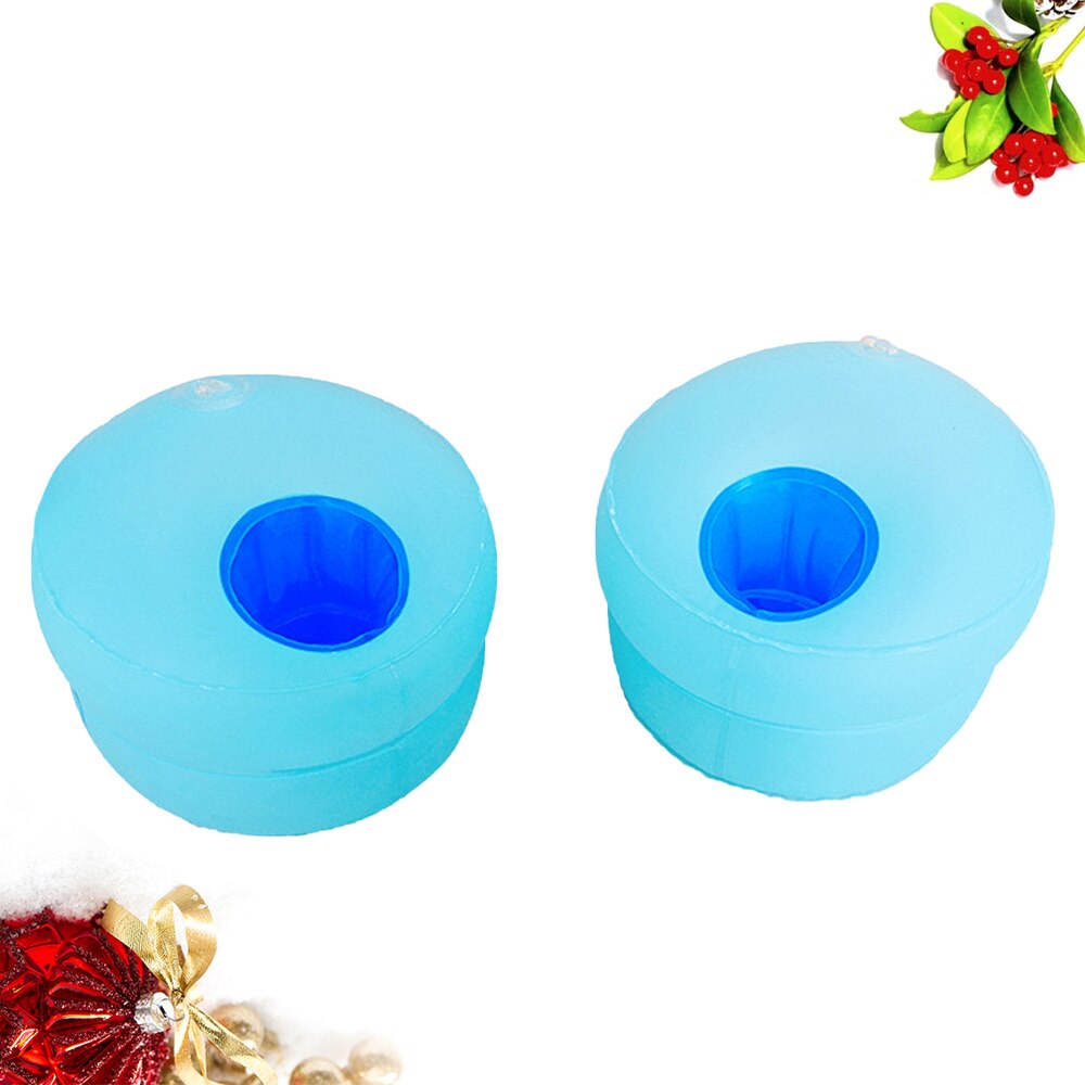 1 Set Inflatable Arm Bands Double Airbag Buoyancy Arm Rings Thicken Water Sleeves Swimming Armlets for Boys Girls (Sky-blue 1 Pa: Sky-blue