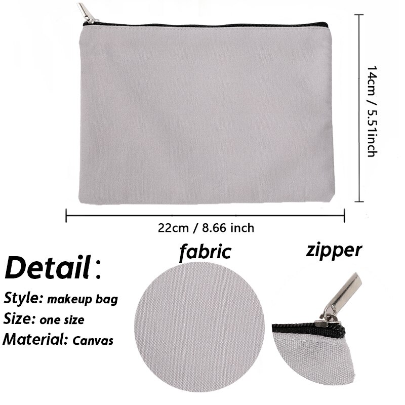 Rainbow kobiety płótno szare kosmetyczki torby moda Zipper torebeczka na kosmetyki podróż torebka na imprezę Organizer biżuterii kobiece prezenty