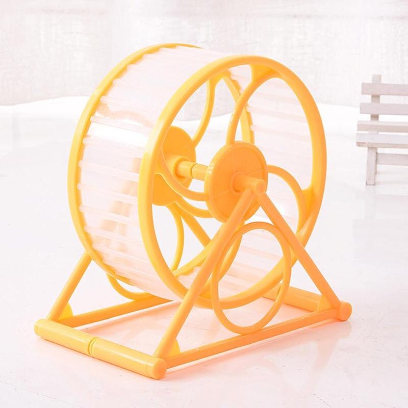 Pet Wheel Toy Play With holder Plastic Rodent Hamster Exercise useful Toy Jogging training P6H2