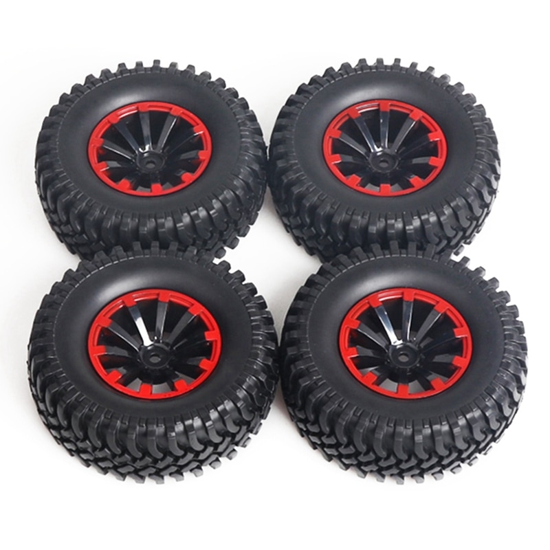 4Pcs 120Mm 1,9 Zoll Gummi Felsen Reifen/Rad Reifen für 1:10 Rc Rock Crawler Axial Scx10 90047 d90 D110 Tf2 Traxxas Trx-4: Default Title