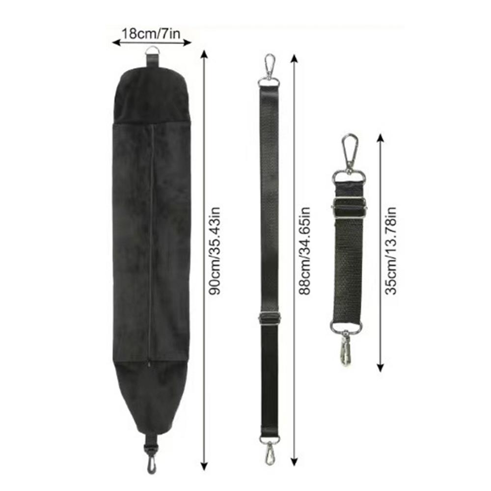 Almohada de viaje para el cuello, funda de almohada portátil para tren, con soporte rellenable para exteriores: Negro