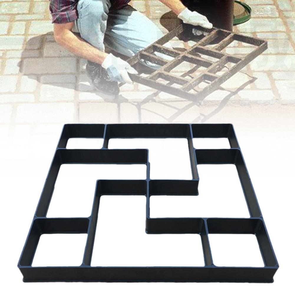 DIY Paving Concrete Mold Garden Lawn Path Stone Mold Paving Brick Tile Manufacturing Mold DIY Plastic Molding Paving