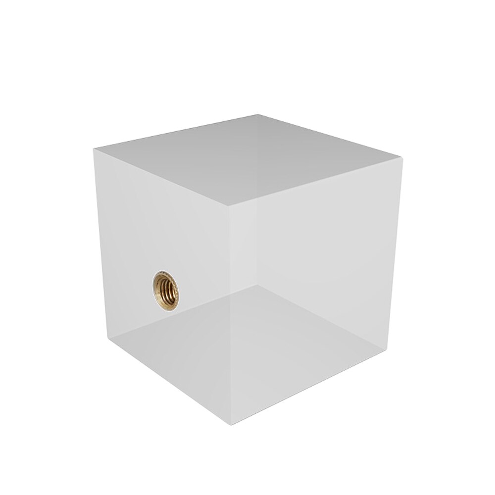 Photography Crystal Optical Glass Photo Ball with 1/4'' Screw Mouth Glow Effect Decorative Photography Accessories: square