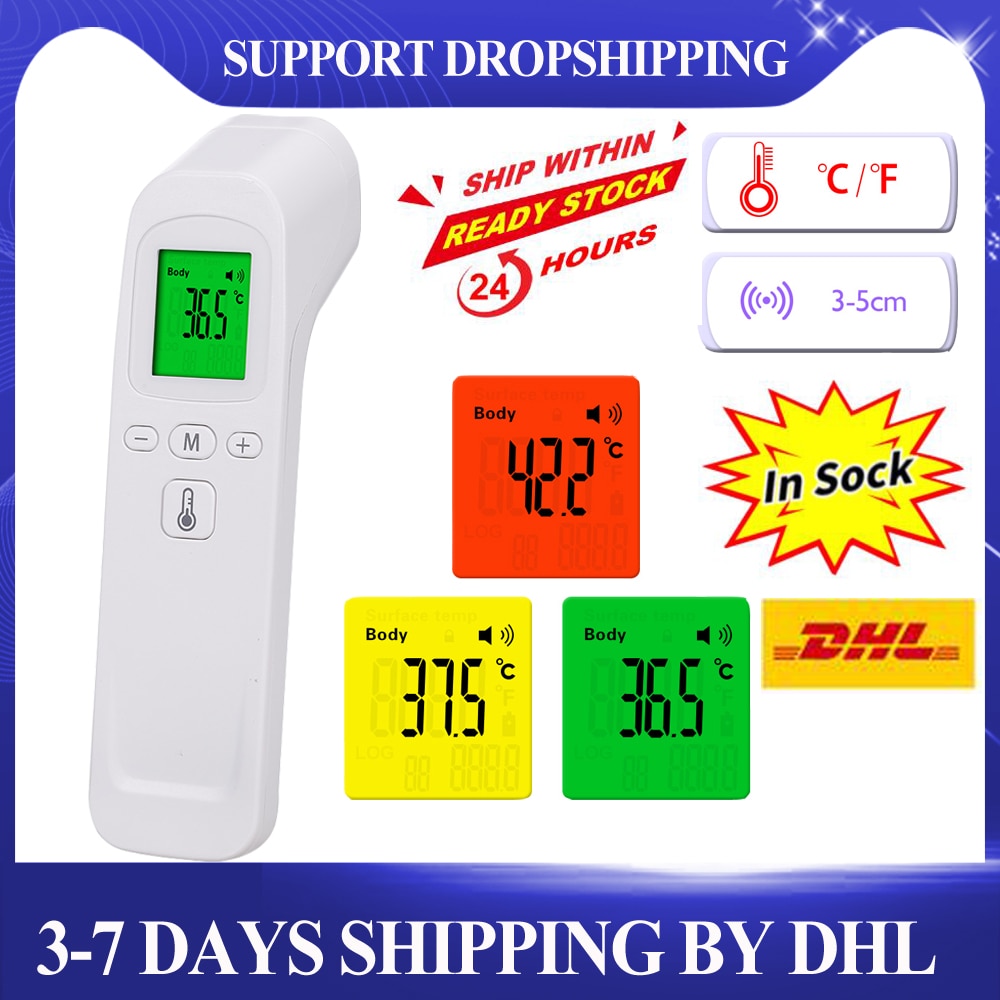 SMART SENSOR HF150 Non-contact IR Infrared Thermometer Digital LCD Thermometer Body Temperature Gauge Temperature Meter