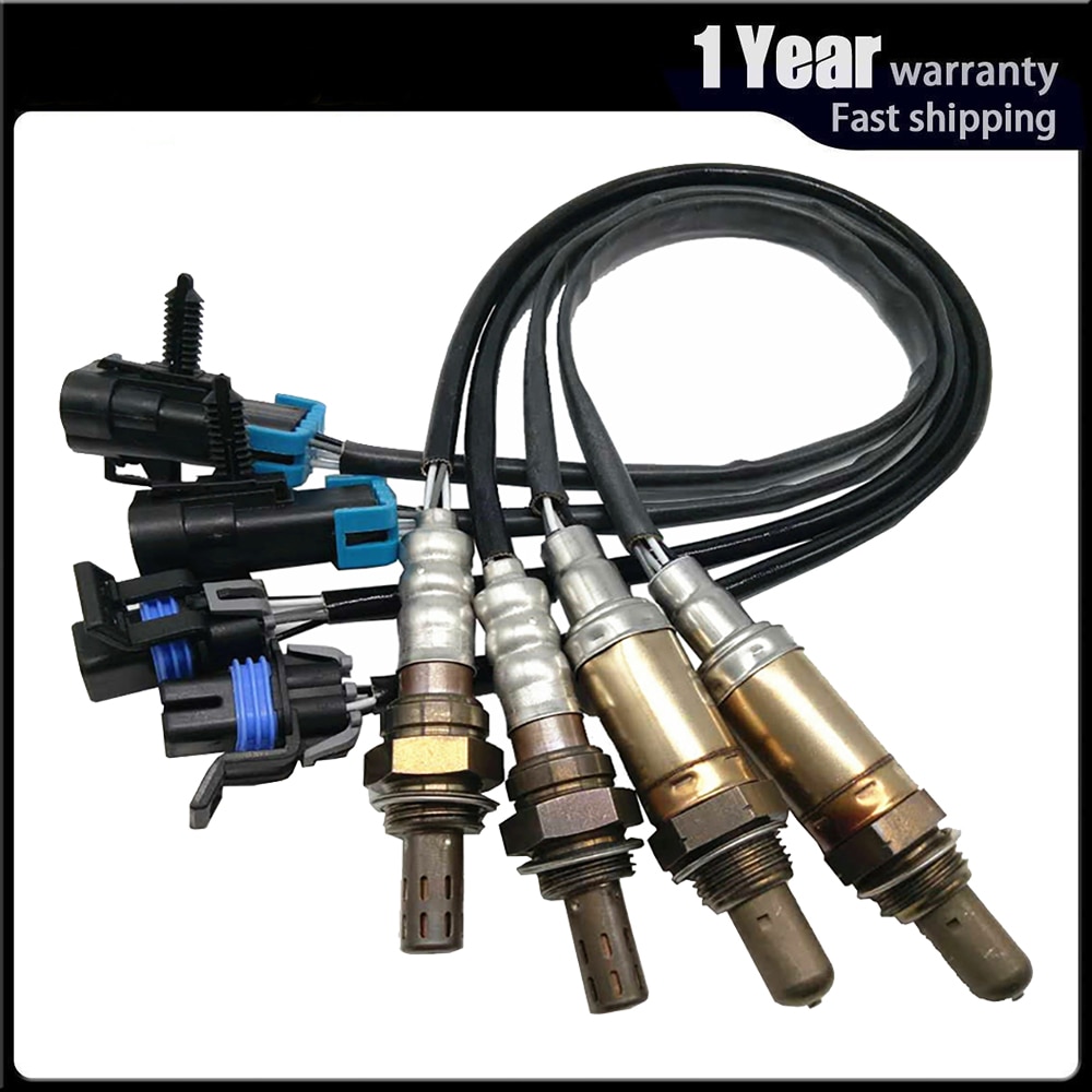 Car accessories 4pcs O2 Oxygen Sensor Upstream Downstream for Cadillac CTS SRX 2007 234-4818 234-4819