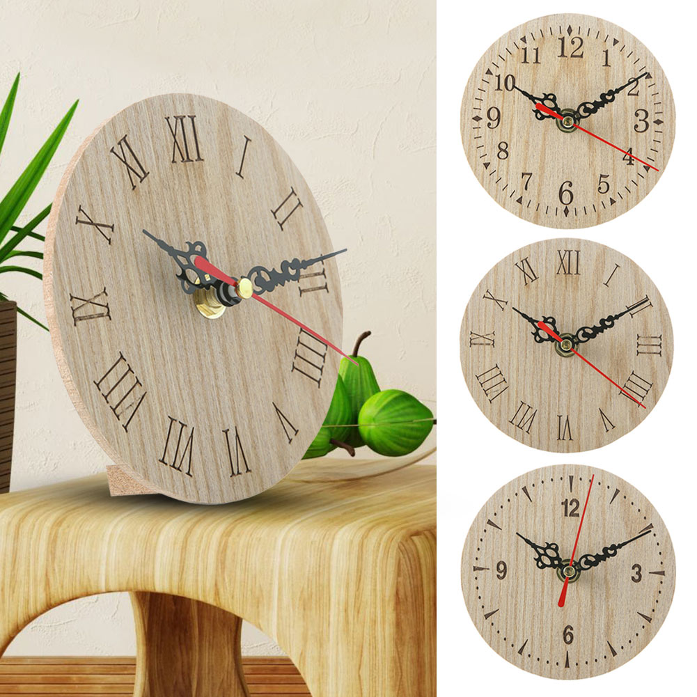 Nouvelle petite horloge murale en bois | Décor Vintage Chic pour salon cuisine bureau
