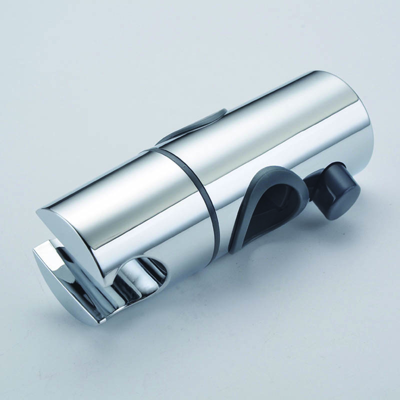 Justerbar 24-25mm bruser glidestøtte bar badeværelse abs krom plast brusestang skydeholder vandhane badeværelse tilbehør