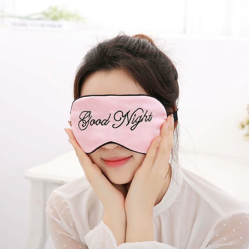 1 Pcs Soft Mask Sleep Relax Aid for Travel Blindfold Padded Shade Nap Cover Sleep Eye Mask Travel Accessories