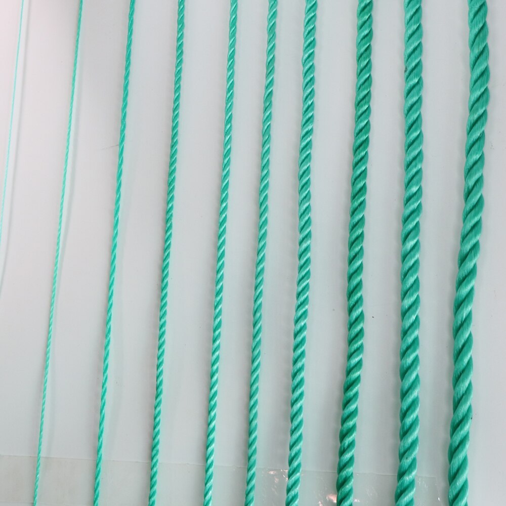 1Mm-14Mm Diameter Polyethyleen Touw Nylon Weave Twisted Twine Hoge Sterkte Tuin Bundeling Plant Netting Thuis verbetering Craft