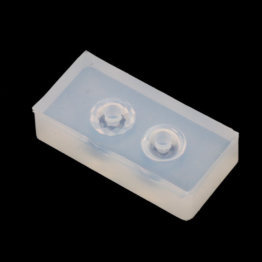 Silicone Bead Mold - Large Hole Beads - Resin Jewelry Craft Tool - Add-a-Bead Bracelet