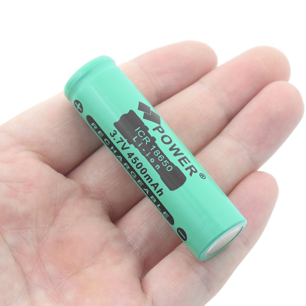 3.7V 4500mAh 18650 Rechargeable Li-ion Battery for LED Torch Flashlight electronic product 18650 batteries