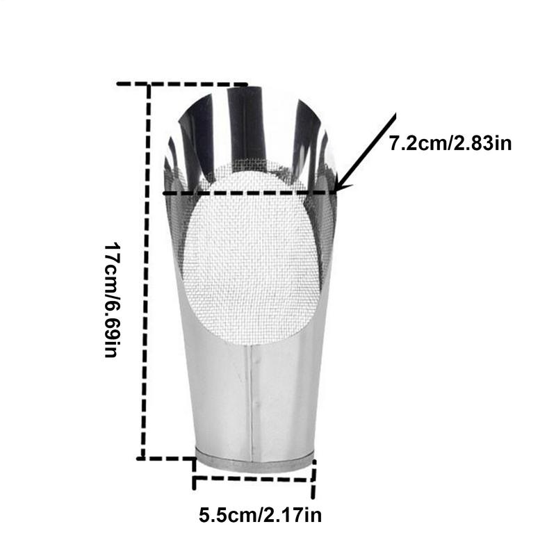 Pala de mano para jardín, pala para plantar en forma de cubo, suministros de plantación ligeros, paleta de fertilización de acero inoxidable para flores